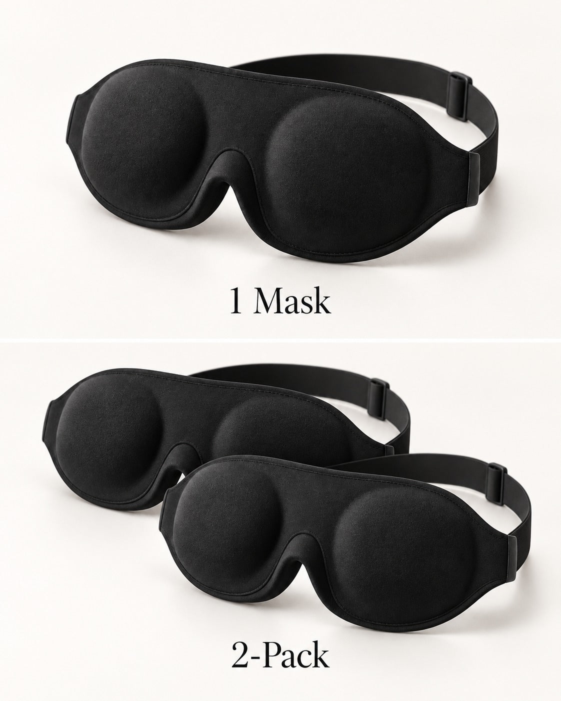 Pillow-Side single mask and two-pack offer